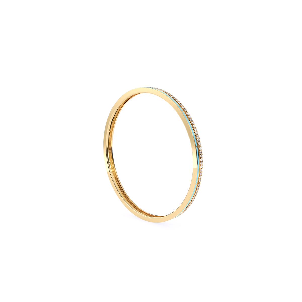 Fancy Lab Grown Diamond Bangle